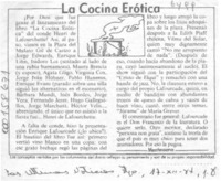 La cocina erótica La cocina erótica