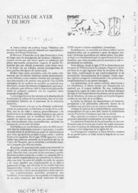 Noticias de ayer y de hoy Noticias de ayer y de hoy