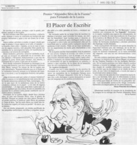 El placer de escribir El placer de escribir
