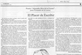 El placer de escribir El placer de escribir