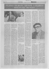 Pedro Olmos, desde Linares hacia el mundo Pedro Olmos, desde Linares hacia el mundo