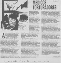 Médicos torturados Médicos torturados