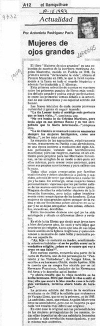 Mujeres de ojos grandes Mujeres de ojos grandes