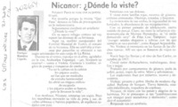 Nicanor: ¿dónde la viste? Nicanor: ¿dónde la viste?