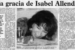 La Gracia de Isabel Allende La Gracia de Isabel Allende