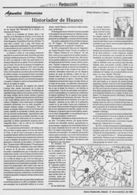Historiador de Huasco Historiador de Huasco