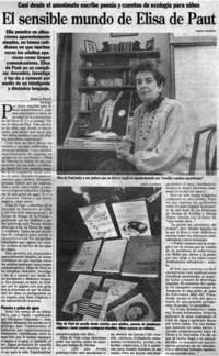 El sensible mundo de Elisa de Paut El sensible mundo de Elisa de Paut