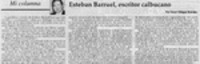Esteban Barruel, escritor calbucano Esteban Barruel, escritor calbucano