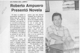 Roberto Ampuero presentó novela Roberto Ampuero presentó novela