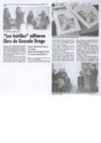 "Los Inútiles" editaron libro de Gonzalo Drago "Los Inútiles" editaron libro de Gonzalo Drago