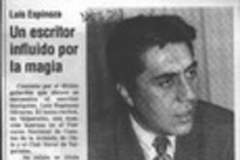 Un escritor influido por la magia Un escritor influido por la magia