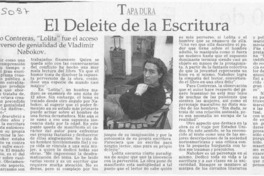 El deleite de la escritura El deleite de la escritura