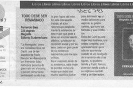 Todo debe ser demasiado Todo debe ser demasiado