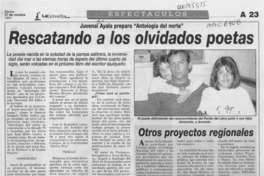 Rescatando a los olvidados poetas Rescatando a los olvidados poetas