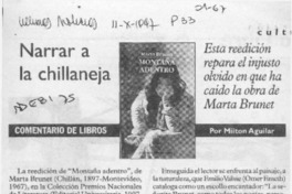 Narrar a la chillaneja Narrar a la chillaneja