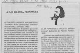 A ojo de Ariel Fernández A ojo de Ariel Fernández