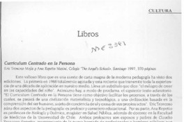 Currículum centrado en la persona Currículum centrado en la persona