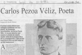 Carlos Pezoa Véliz, poeta de -- Carlos Pezoa Véliz, poeta de --