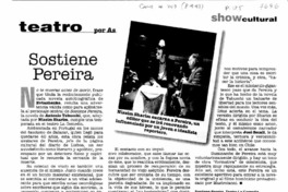 Sostiene Pereira. Sostiene Pereira.