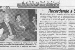 Recordando a Sabella Recordando a Sabella