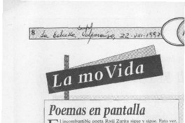 Poemas en pantalla Poemas en pantalla
