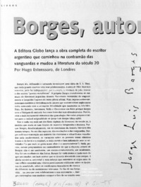 Borges, autor de Borges Borges, autor de Borges
