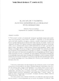 Blancaflor y Filomena: algunas tensiones de la oralidad en el romancero Blancaflor y Filomena: algunas tensiones de la oralidad en el romancero