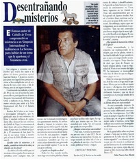 Desentrañando misterios Desentrañando misterios