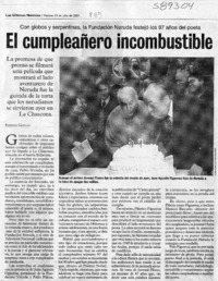 El cumpleaños incombustible El cumpleaños incombustible