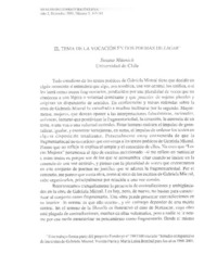 El tema de la vocación en dos poemas de Lagar El tema de la vocación en dos poemas de Lagar