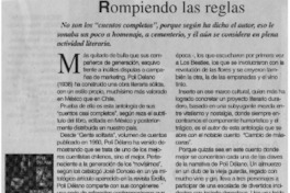 Rompiendo las reglas Rompiendo las reglas
