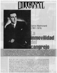 La inmovilidad del cangrejo. La inmovilidad del cangrejo.