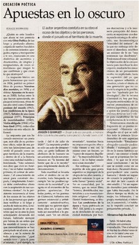 Apuestas en lo oscuro Apuestas en lo oscuro