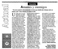 Amantes y enemigos Amantes y enemigos