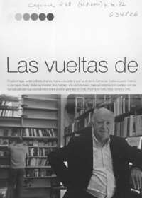 Las vueltas de Jorge Edwards (entrevista) Las vueltas de Jorge Edwards (entrevista)