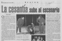 La cesantía sube al escenario La cesantía sube al escenario