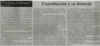 Constitución y su historia Constitución y su historia