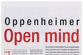 Open mind Open mind