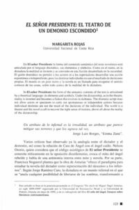 El Señor presidente: El teatro de un demonio escondido El Señor presidente: El teatro de un demonio escondido