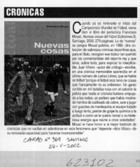 Nuevas cosas del fútbol Nuevas cosas del fútbol