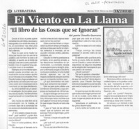 El libro de las cosas que se ignoran". El libro de las cosas que se ignoran".