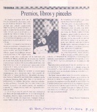 Premios, libros y pinceles Premios, libros y pinceles