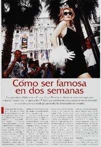 Cómo ser famosa en dos semanas Cómo ser famosa en dos semanas