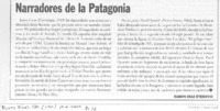 Narradores de la Patagonia Narradores de la Patagonia