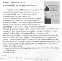 Cómo sobrevivir a la maternidad en un país machista Cómo sobrevivir a la maternidad en un país machista