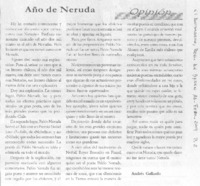Año de Neruda Año de Neruda