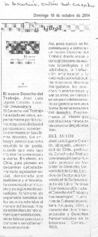 El Nuevo Derecho del Trabajo El Nuevo Derecho del Trabajo