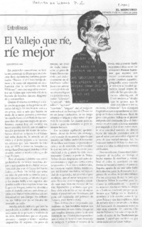 El Vallejo que ría, ríe mejor El Vallejo que ría, ríe mejor
