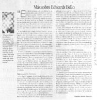 Más sobre Edwards Bello Más sobre Edwards Bello