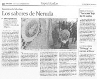 Los Sabores de Neruda Los Sabores de Neruda